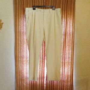 Men's Cream Ralph Lauren Polo Poly/rayon Dress Pants 40x30